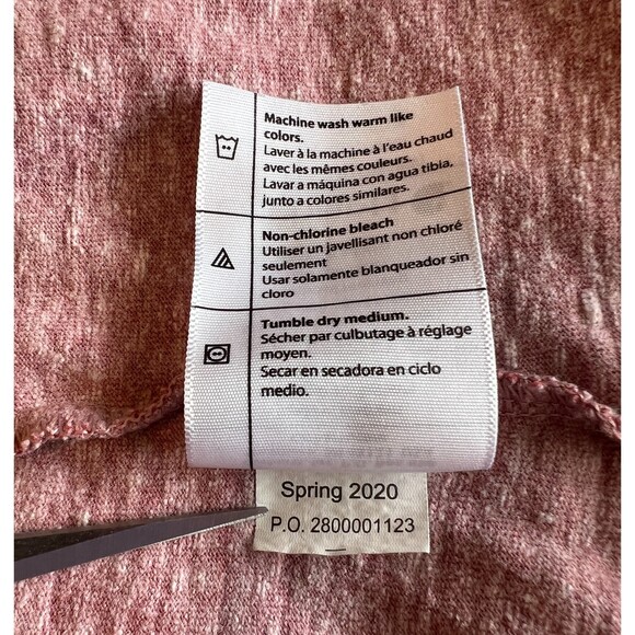 Carhartt Women's Original Fit Pocket Tee Top Short Sleeve Heather Pink Size 1X - Picture 6 of 10